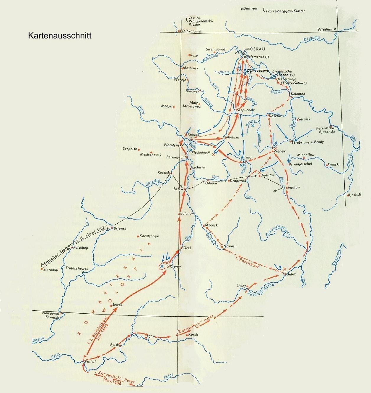 Bauernkrieg unter Bolotnikow 1606 bis 1607