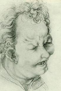 Matthias Grünewald Engelkopf um 1520