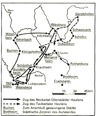 Fränkischer Aufstand März-Juni 1525