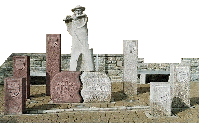 Denkmal für den Pfeifer von Niklashausen in Helmstadt