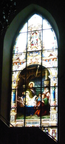 Deutsche Kirche Stockholm  Jesusbild um 1900
       Foto  H. Lorenz       8/2011