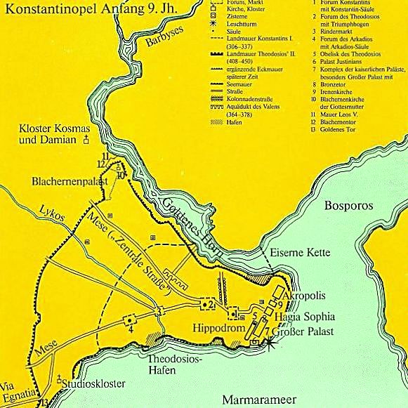 Konstantinopel im 9.Jahrhundert