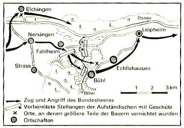 Schlacht bei Leipheim am 4.April 1525