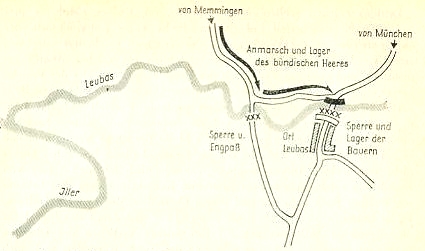 Kanonade an der Leubas am 14.7.1525