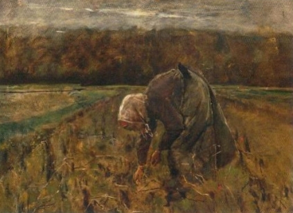 Max Liebermann Kartoffelsammlerin 1874