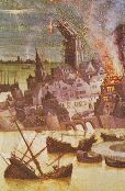 Lucas van Leyden (?) Lot und seine T&ouml;chter
          (um 1530 ?) Bildaussschnitt