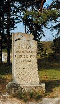 Gedenkstein bei Frankenhausen Foto April 2007 Hans Holger Lorenz