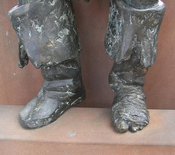 Bauernkriegsdenkmal in Nußdorf Detail