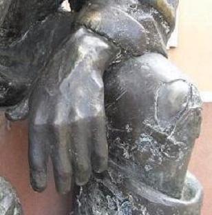 Bauernkriegsdenkmal in Nußdorf Detail