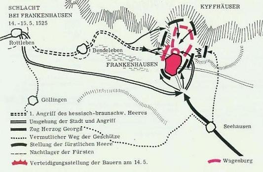 Schlacht von Frankenhausen am 15.Mai 1525  (I)