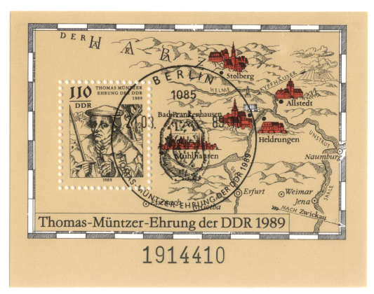 Thomas-Müntzer-Ehrung der DDR 1989